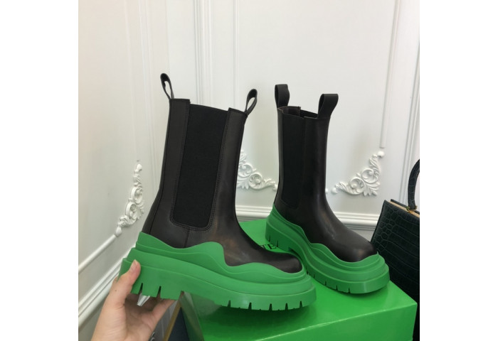 Botteg*Venta Tire Leather Ankle boots