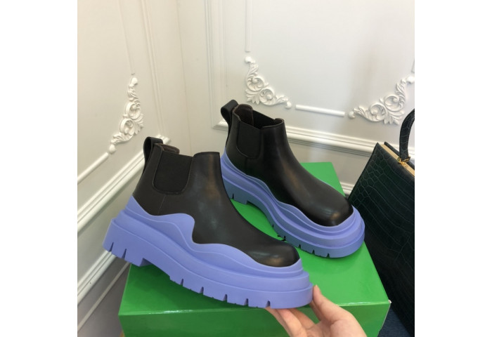 Botteg*Venta Tire Leather Ankle boots