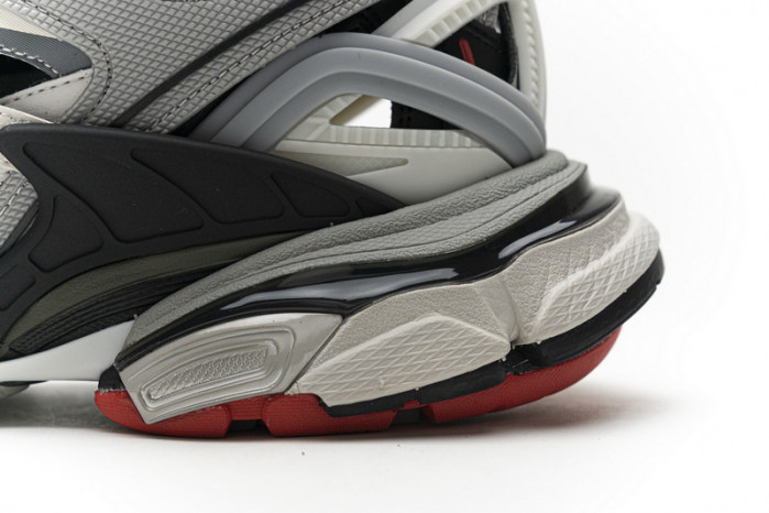 belanciaga Track 2 Sneaker Grey Red 570391 W2GN3 1003