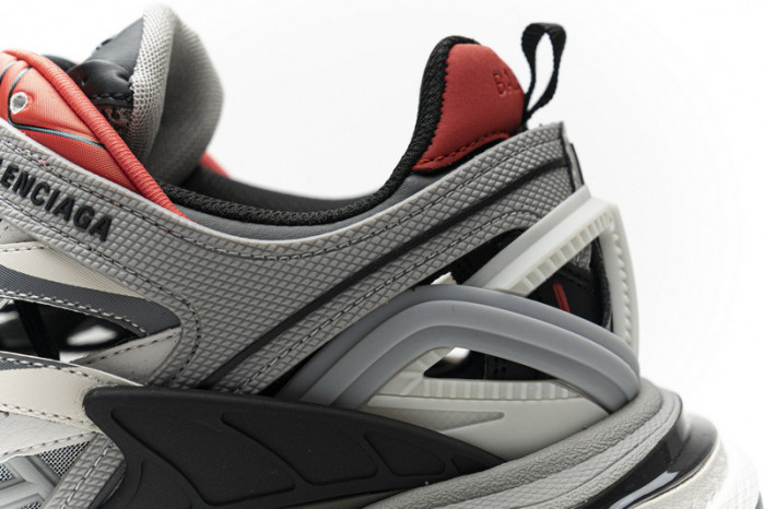 belanciaga Track 2 Sneaker Grey Red 570391 W2GN3 1003