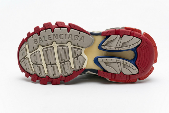 belanciaga Track 2 Sneaker Beige Blue 570391 W2GN2 8570