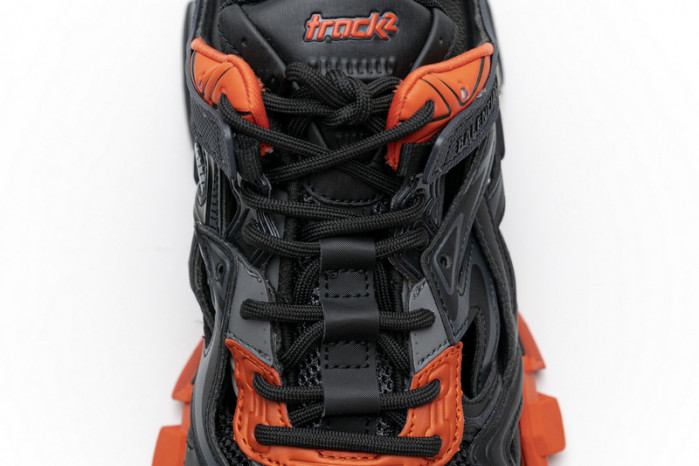 belanciaga Track 2 Sneaker Dark Grey Orange 570391 W2GN1 2002