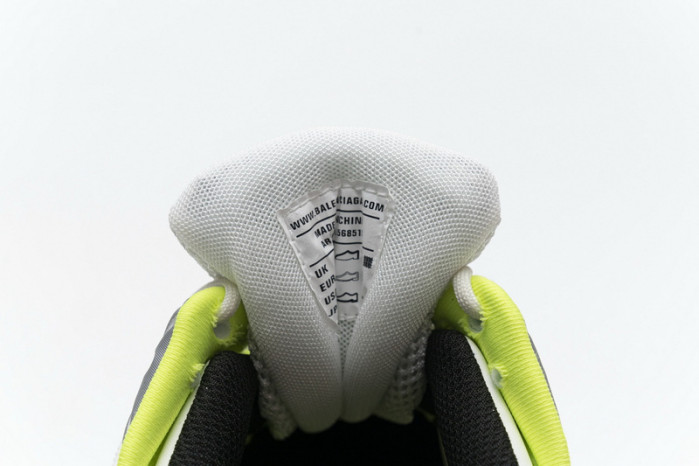 blenciaga Track 2 Sneaker White Fluo Yellow 568515 W2ON3 9073 B