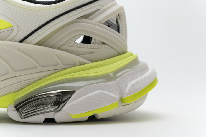 blenciaga Track 2 Sneaker White Fluo Yellow 568515 W2ON3 9073 B