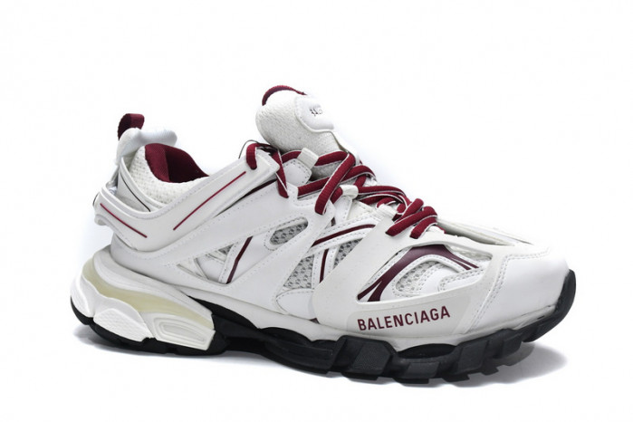 belanciaga Tess S. White Claret Red 542436 W1JH 1915