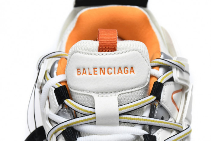 belanciaga Tess S. White Orange Black 542436 W1GB1 9059