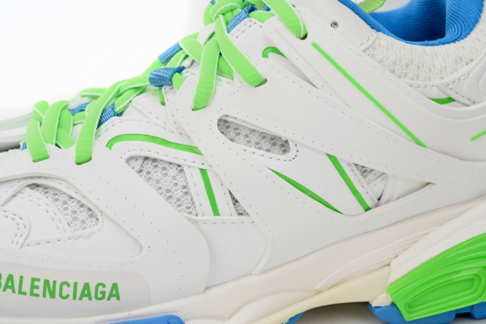 belanciaga Tess S.Green, White, and Blue 542436 W2BC3 0285